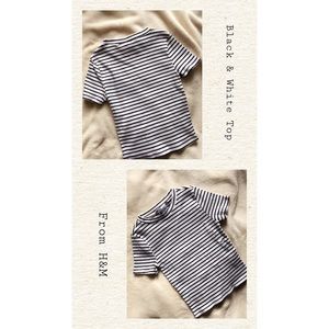 Black & White Top from H&M